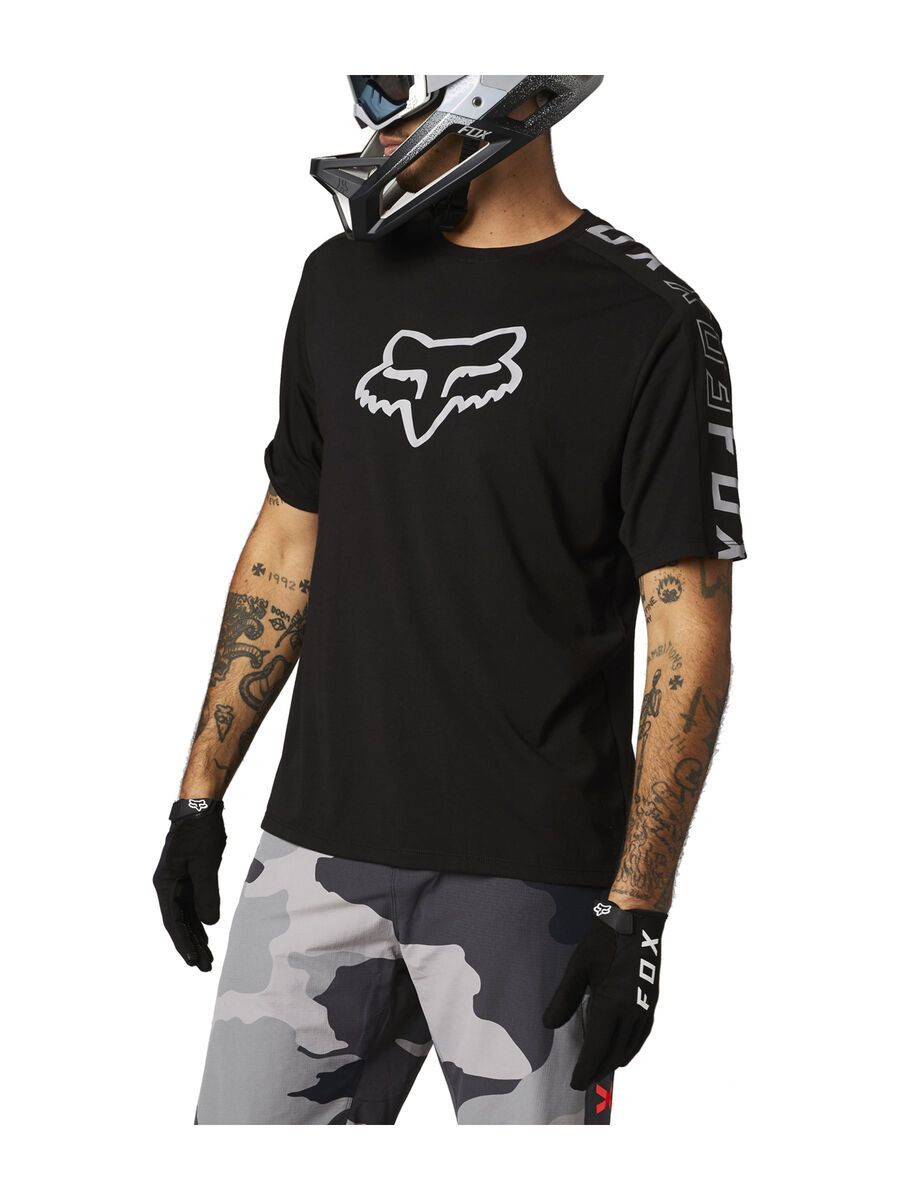 Fox Ranger Drirelease SS Jersey Fox Head uni, black - Bild 3