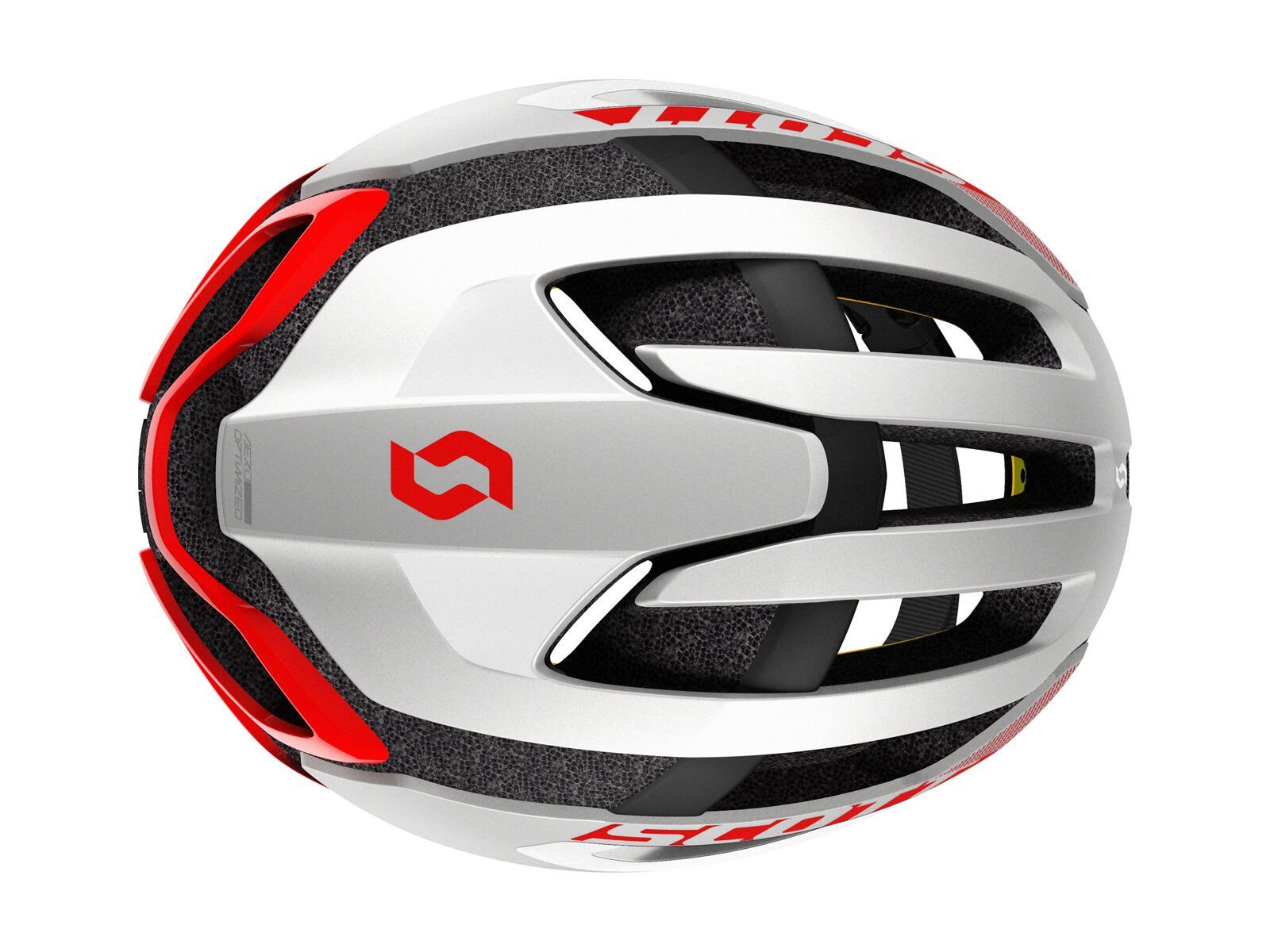 Scott Centric Plus Helmet, white/red - Bild 3