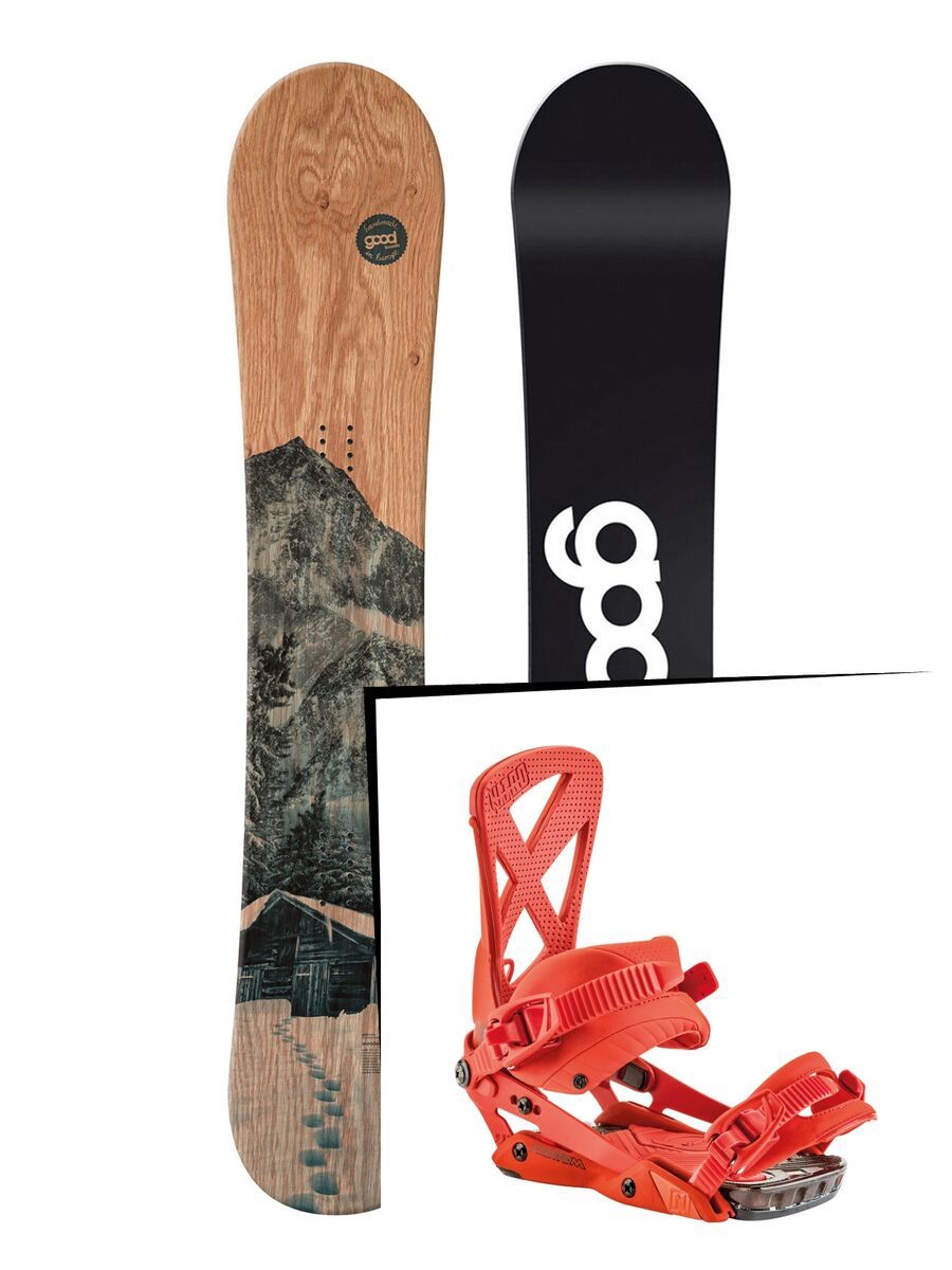 Set: goodboards Wooden 2017 + Nitro Phantom (1691284S) - Bild 1