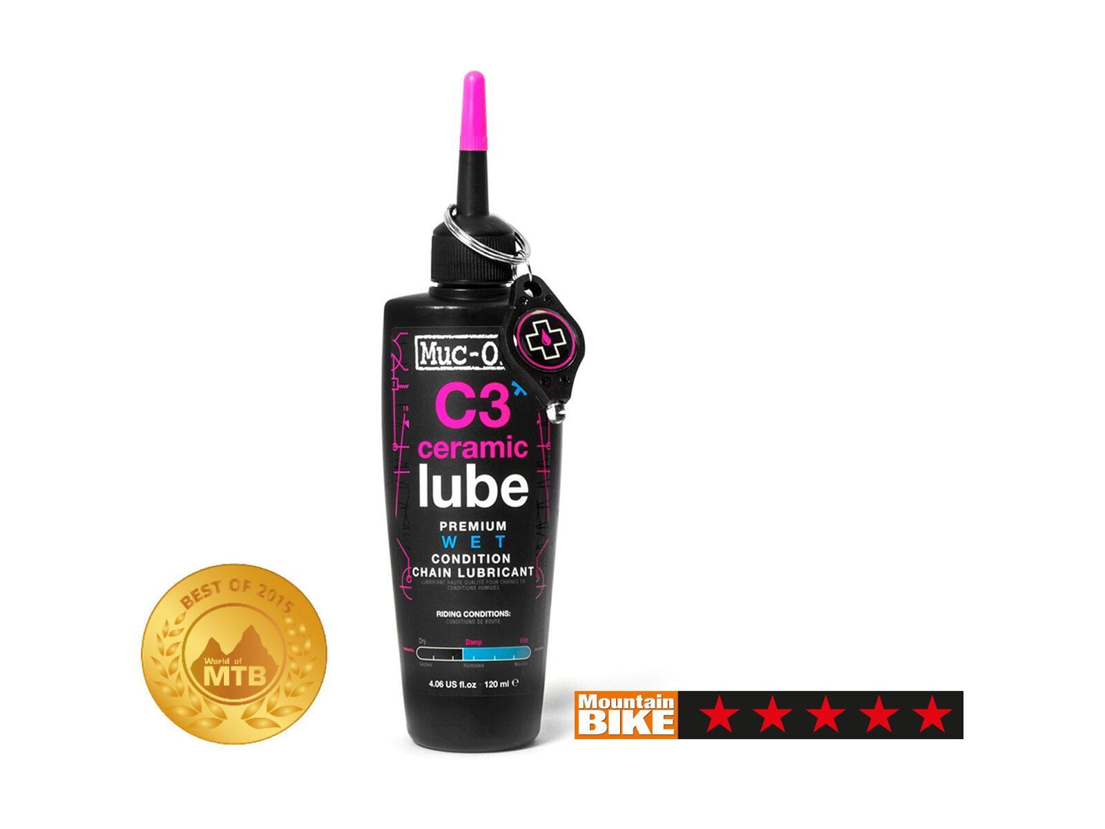 Muc-Off C3 Wet Weather Ceramic Lube - 120 ml - Bild 2