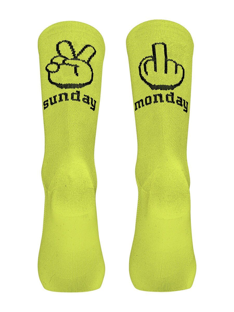 Northwave Sunday Monday Sock, yellow fluo - Bild 1