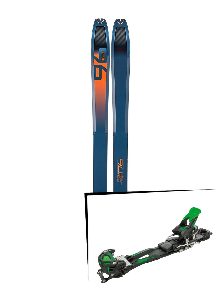 Set: Dynafit Tour 96 2018 + Tyrolia Adrenalin 16 solid black flash green - Bild 1