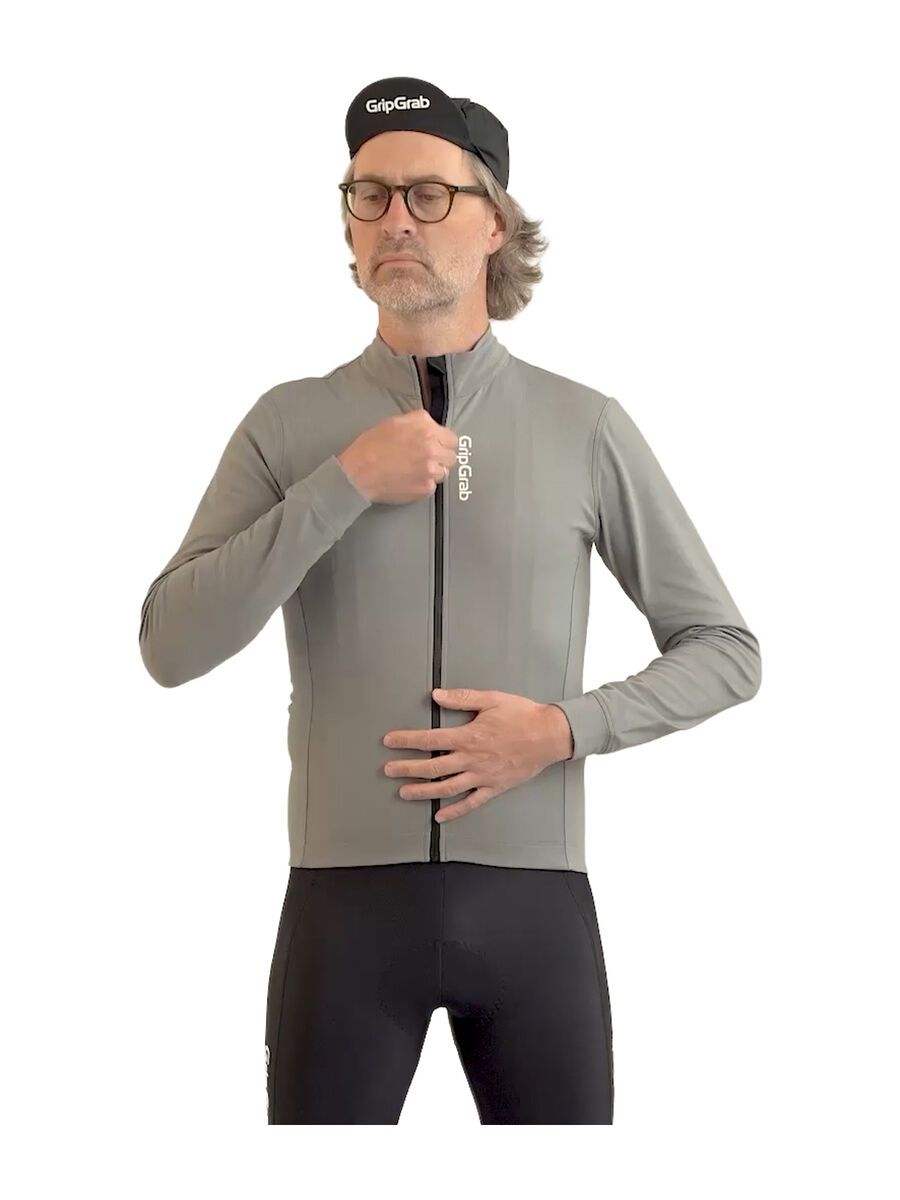 GripGrab RIDE Thermal Long Sleeve Jersey, grey - Bild 7