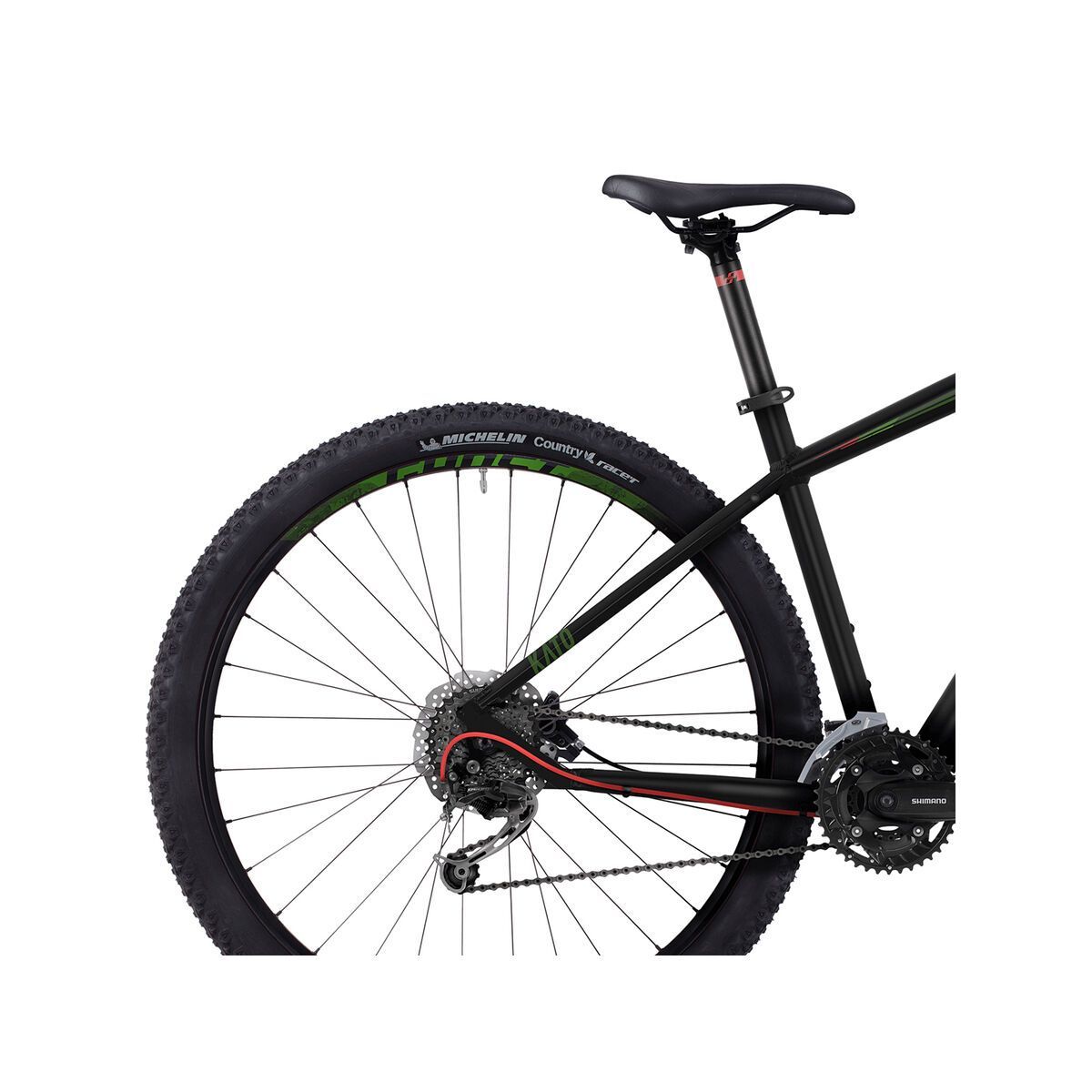 Ghost Kato 3 AL 29, night black/riot green/neon red - Bild 5