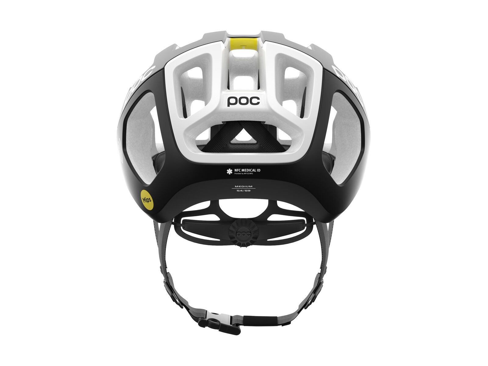 POC Ventral Air MIPS NFC, uranium black/hydrogen white matt - Bild 4