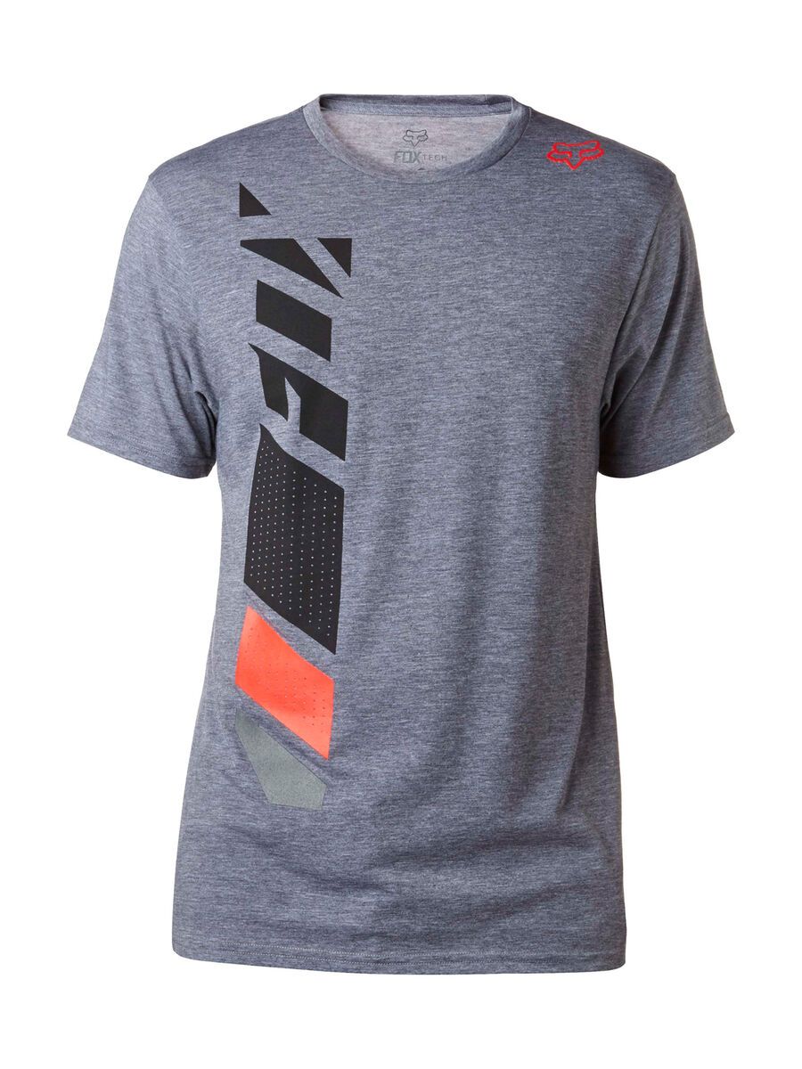 Fox Side Seca SS Tech Tee, heather graphite - Bild 1