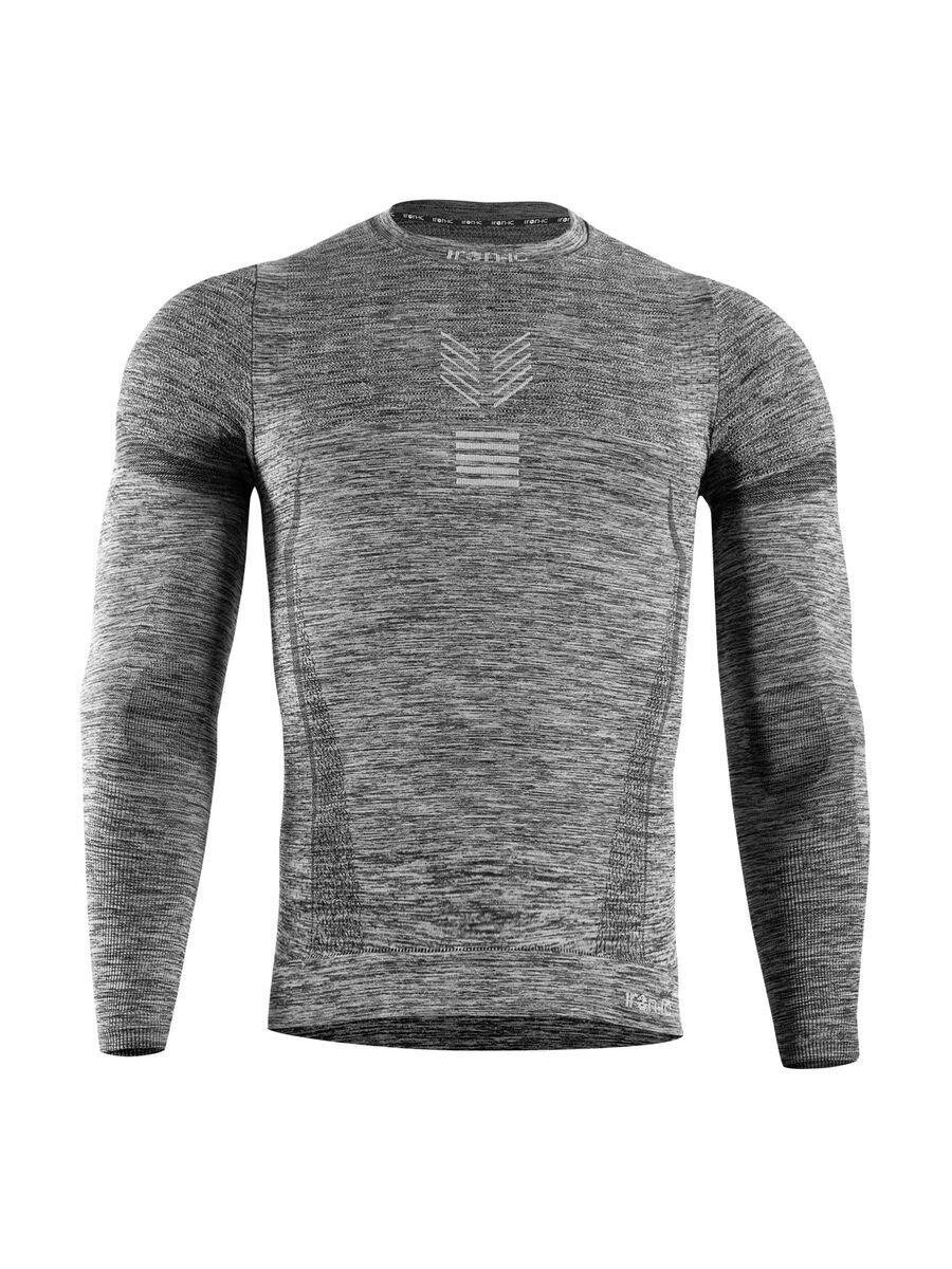 Iron-ic Long-Sleeve T-Shirt Performance 3DN Advance - Man, grey melange - Bild 1