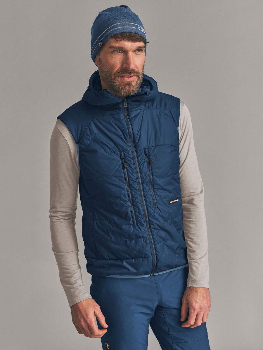 Ortovox Venet Swisswool 60 Vest M, blue nunatak - Bild 4