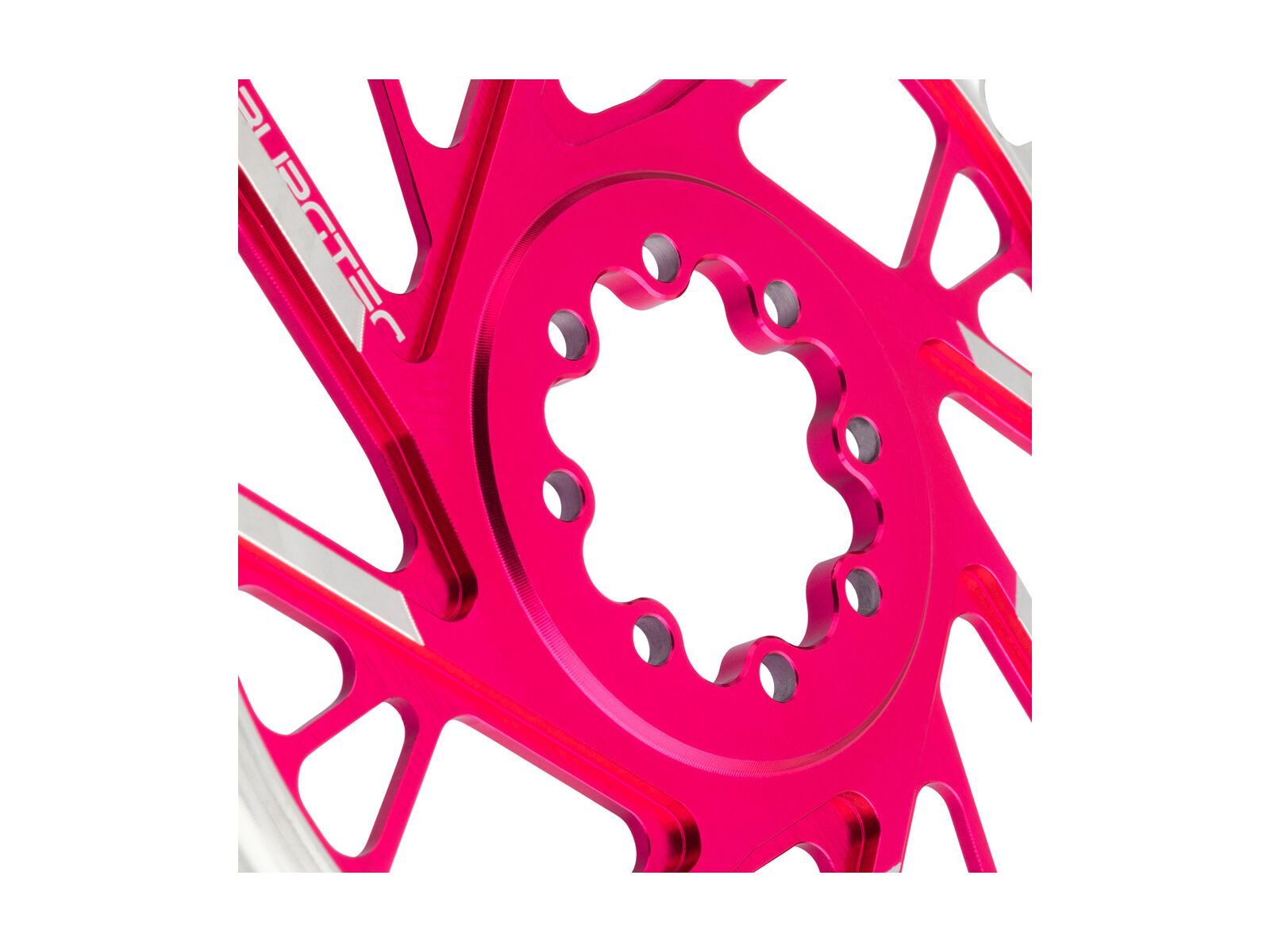 Burgtec 3 mm Offset Thick Thin Chainring SRAM 8-Bolt, toxic barbie pink - Bild 10