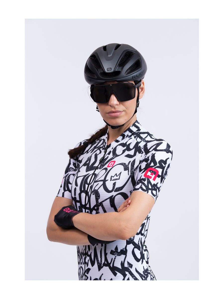 Ale Solid Ride Short Sleeve Lady Jersey, white - Bild 3