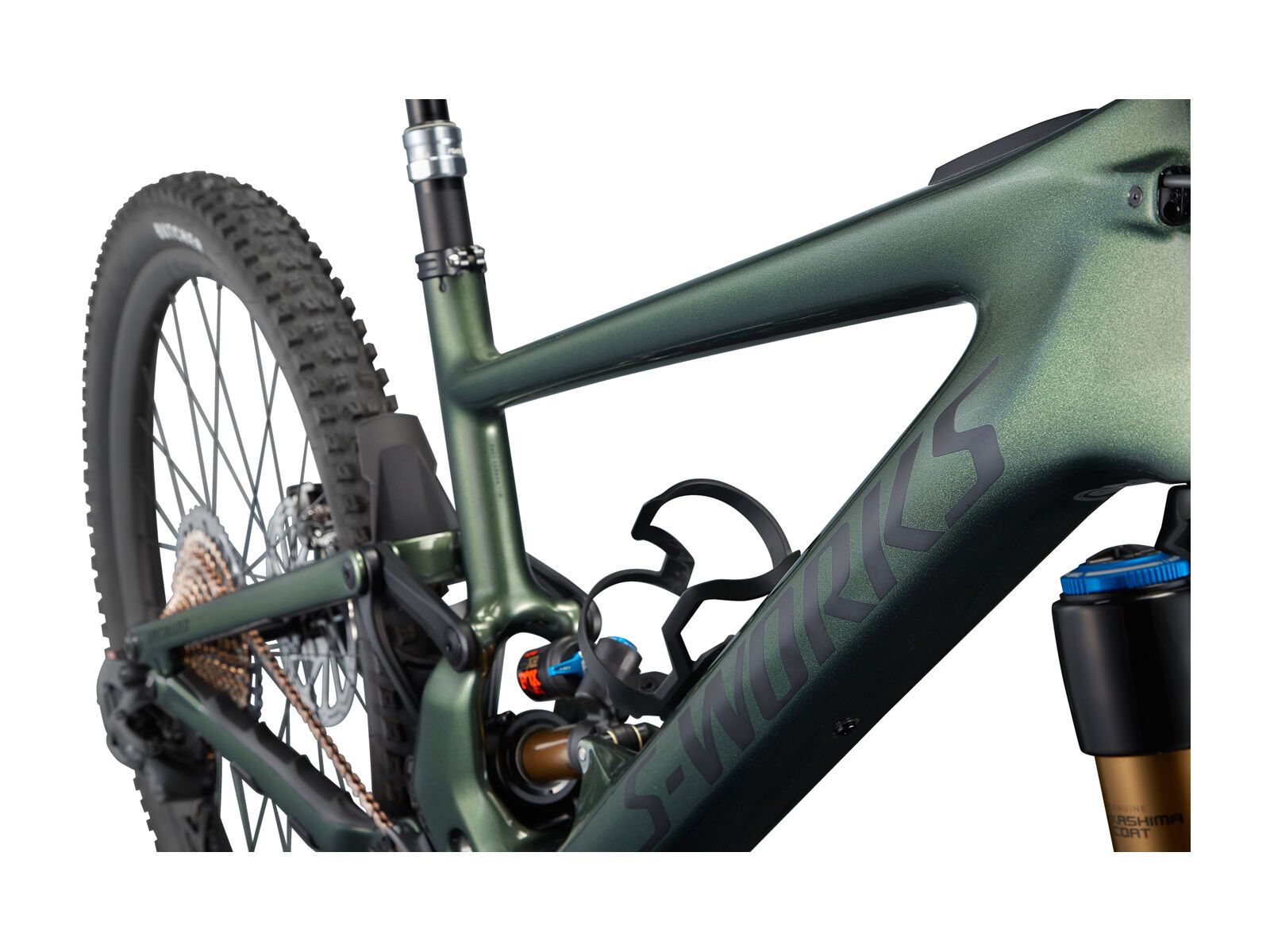 Specialized S-Works Turbo Kenevo SL, oak green metallic/black - Bild 7