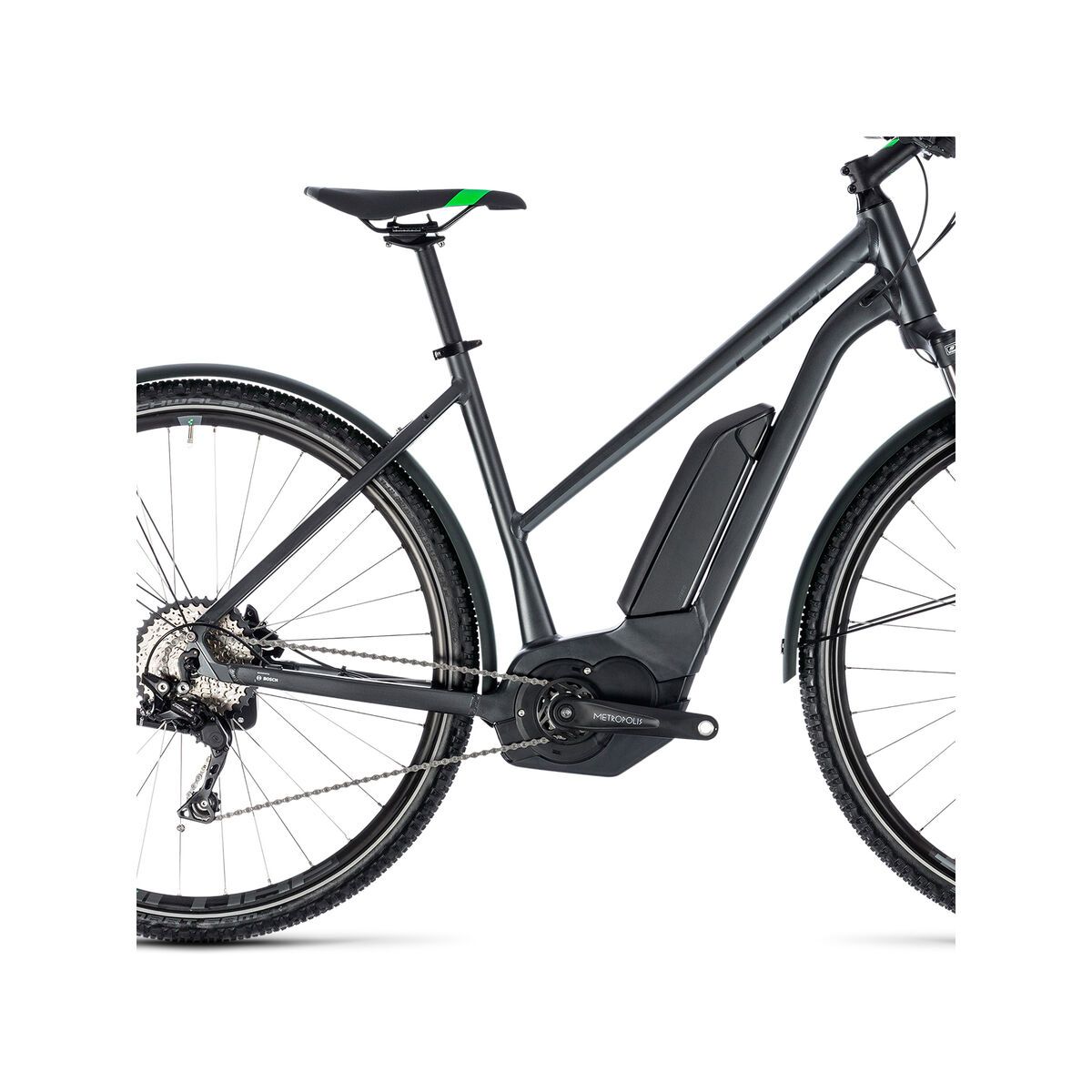 Cube Cross Hybrid Pro Allroad 500 Trapeze, grey´n´flashgreen - Bild 4