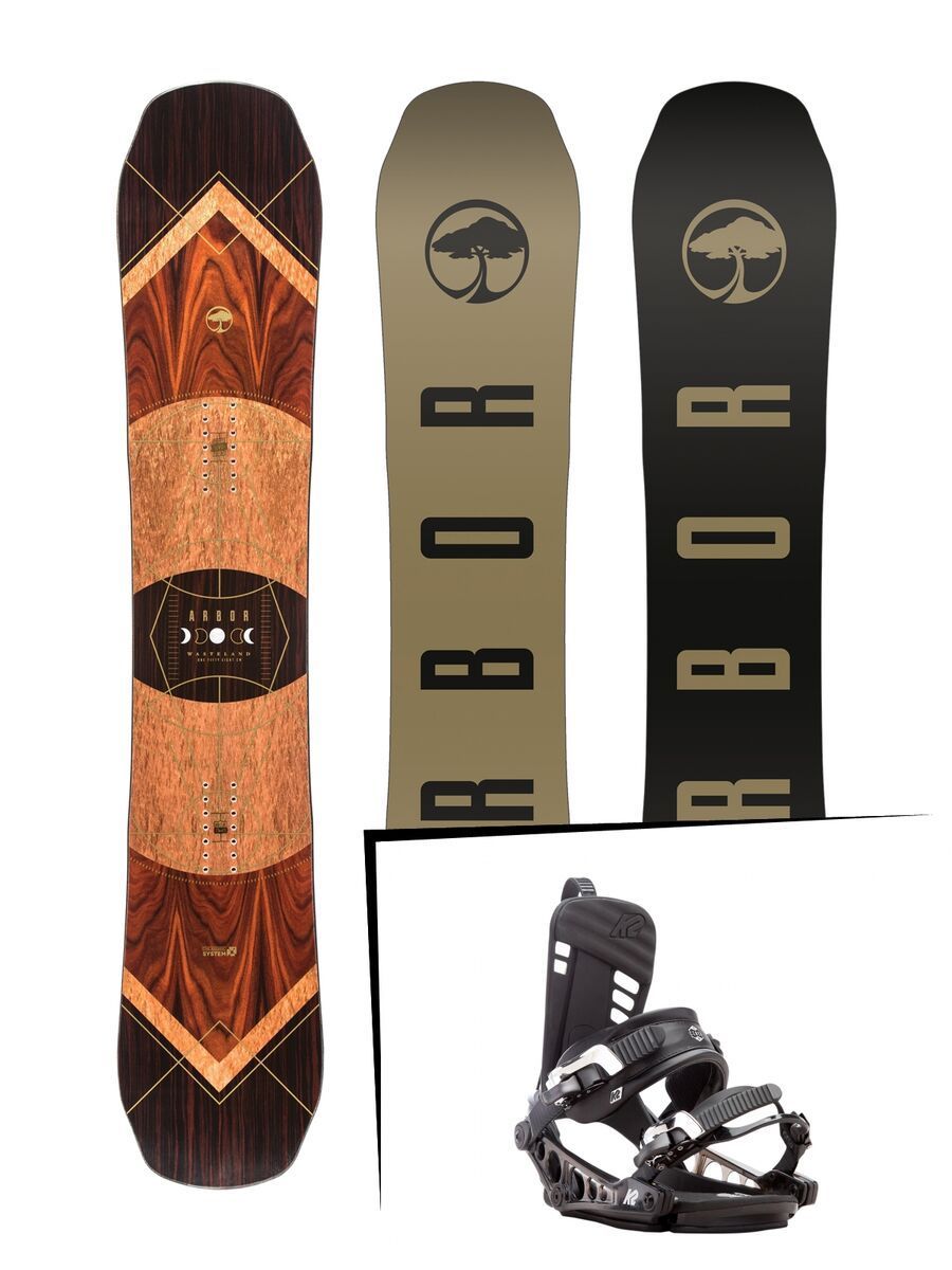 Set: Arbor Wasteland 2017 + K2 Cinch CTX (1728771S) - Bild 1