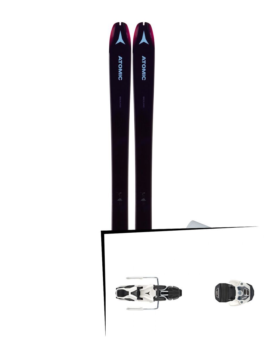 Set: Atomic Backland 85 W + Hybrid Skin 85 2019 + Atomic Warden MNC 11 white - Bild 1