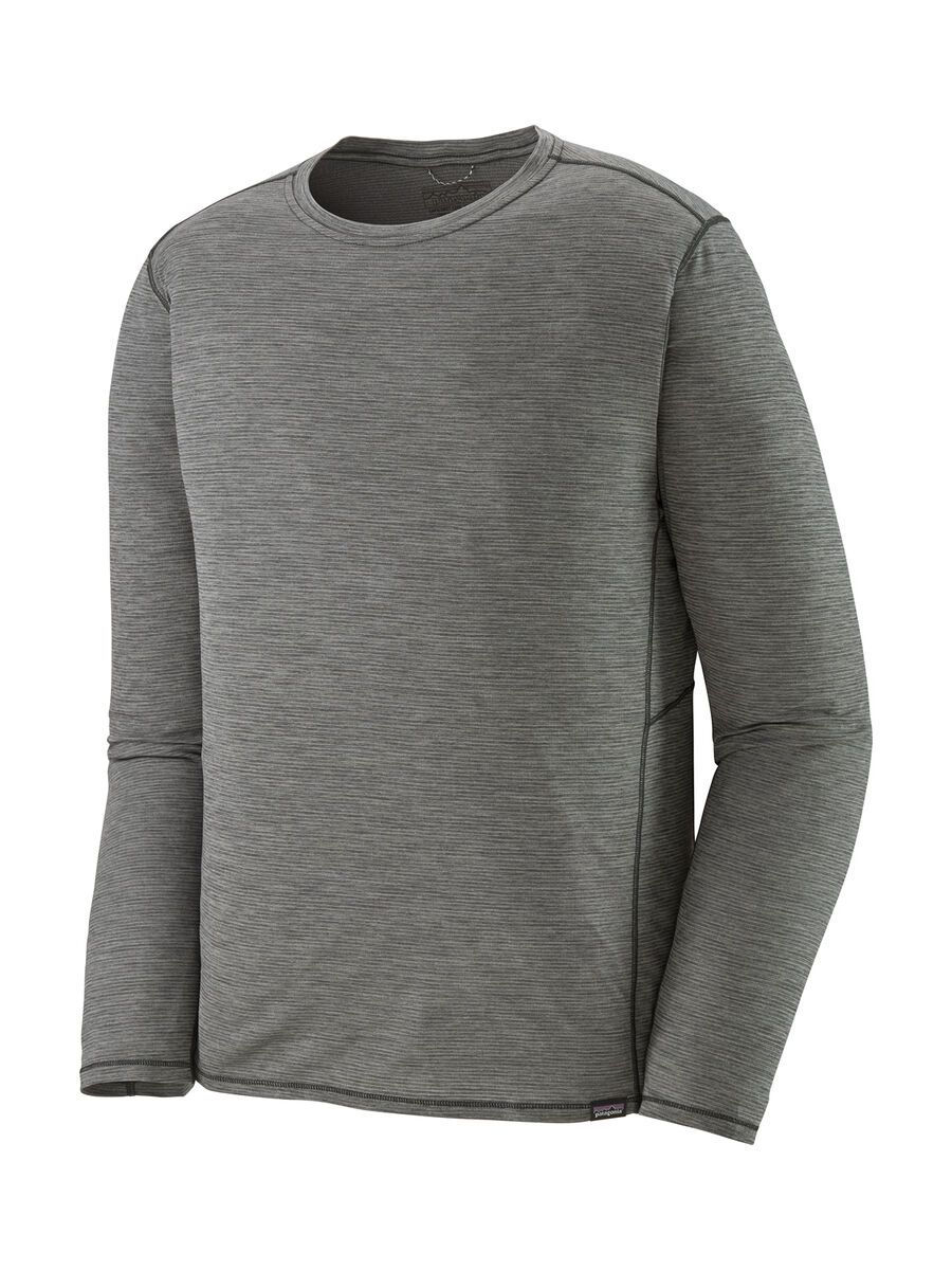 Patagonia Men's Long-Sleeved Capilene Cool Lightweight Shirt, forge grey/feather grey x-dye - Bild 1