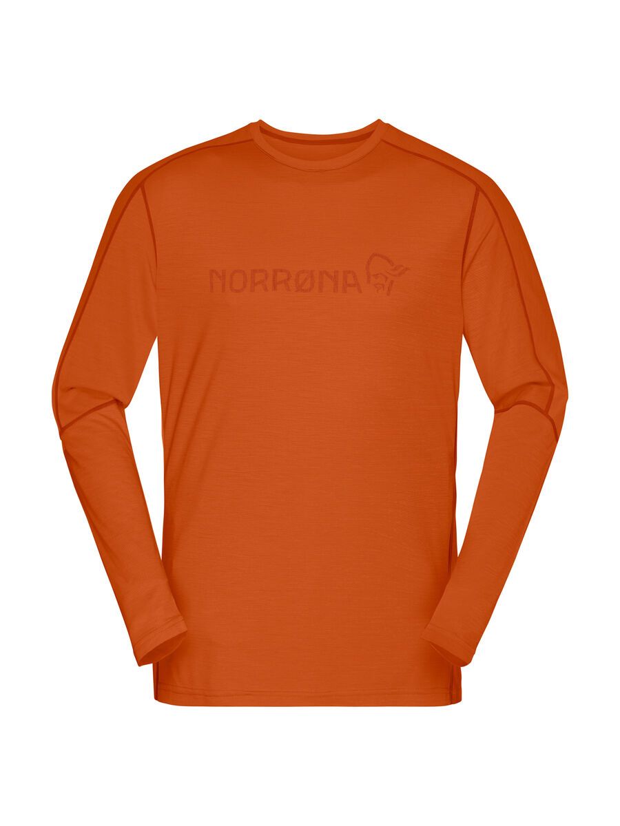 Norrona falketind equaliser merino round Neck M's, gold flame - Bild 1