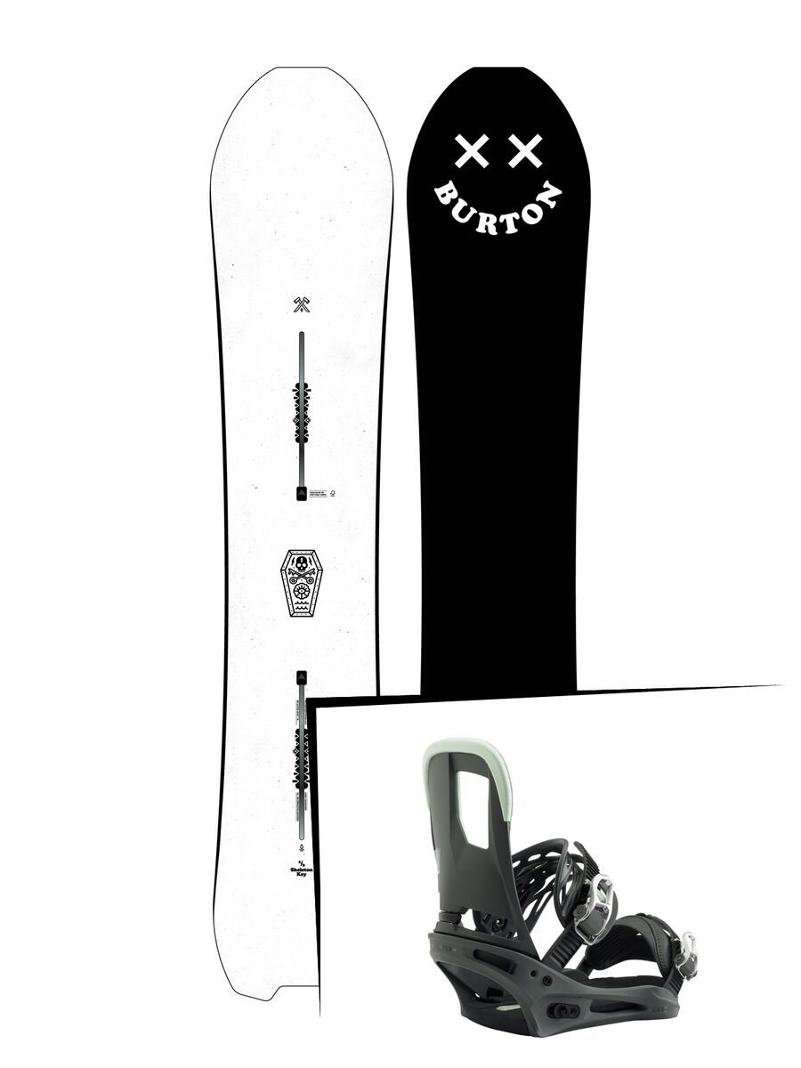 Set: Burton Skeleton Key 2019 + Burton Cartel salty shark - Bild 1