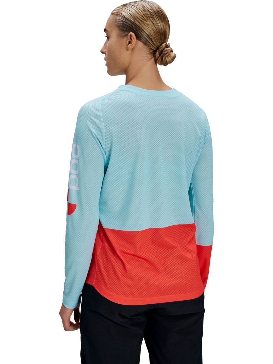 POC W's Motion Air Long Sleeve MTB Jersey, lazurite blue/carnelian orange - Bild 6