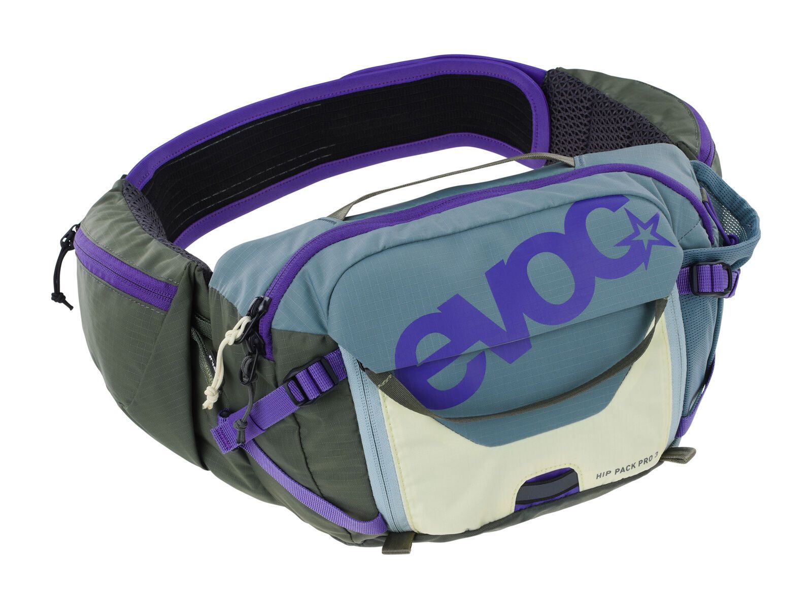 Evoc Hip Pack Pro 3, steel/violet/dark olive - Bild 1