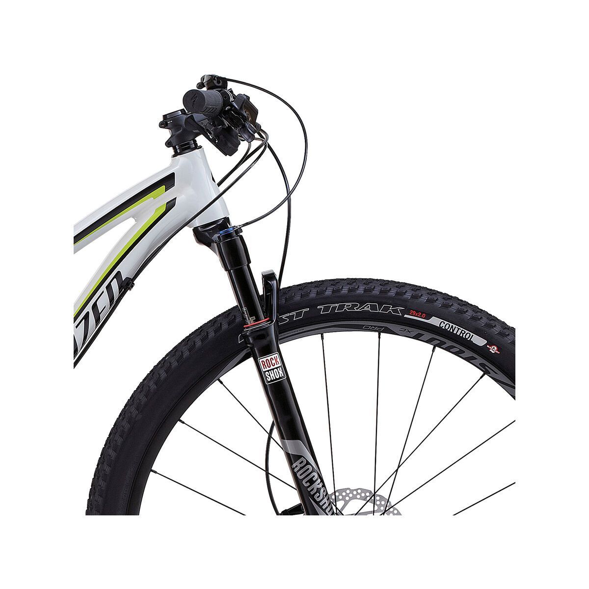 Specialized Fate Elite 29, gloss dirty white/pearl hyper green/metallic black - Bild 5