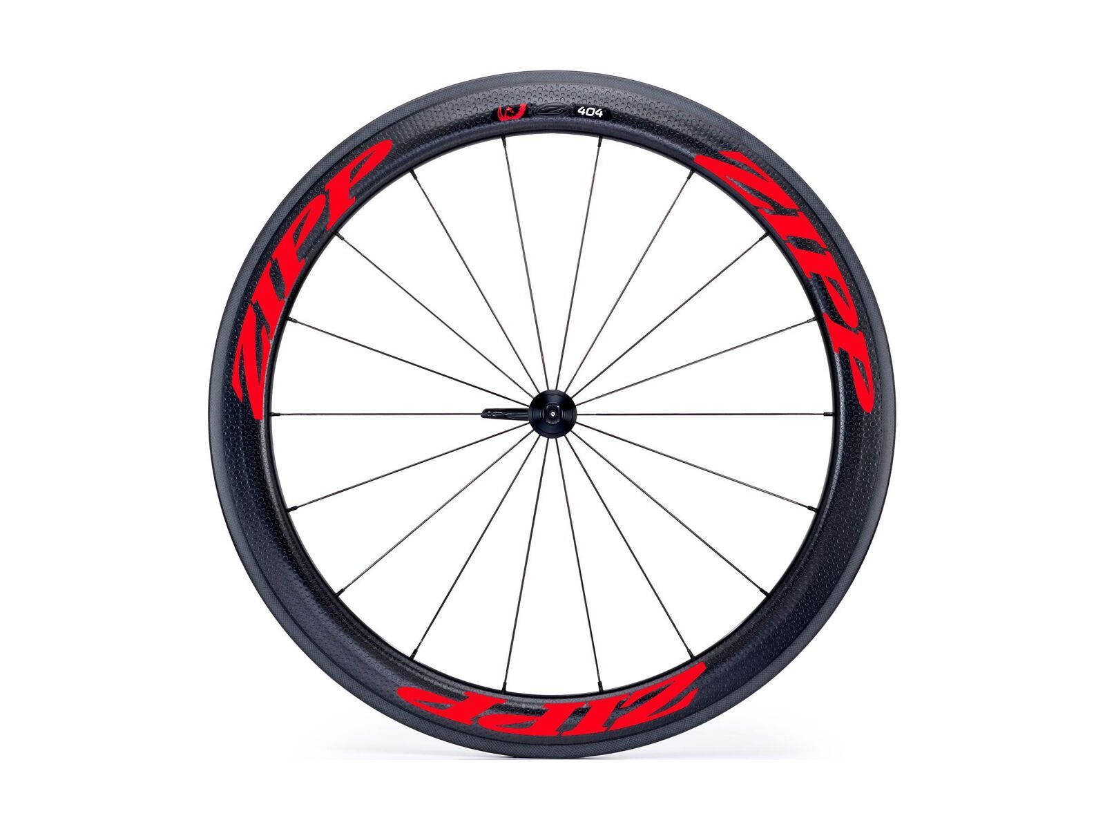 Zipp 404 Firecrest Tubular, schwarz/rot - Bild 1