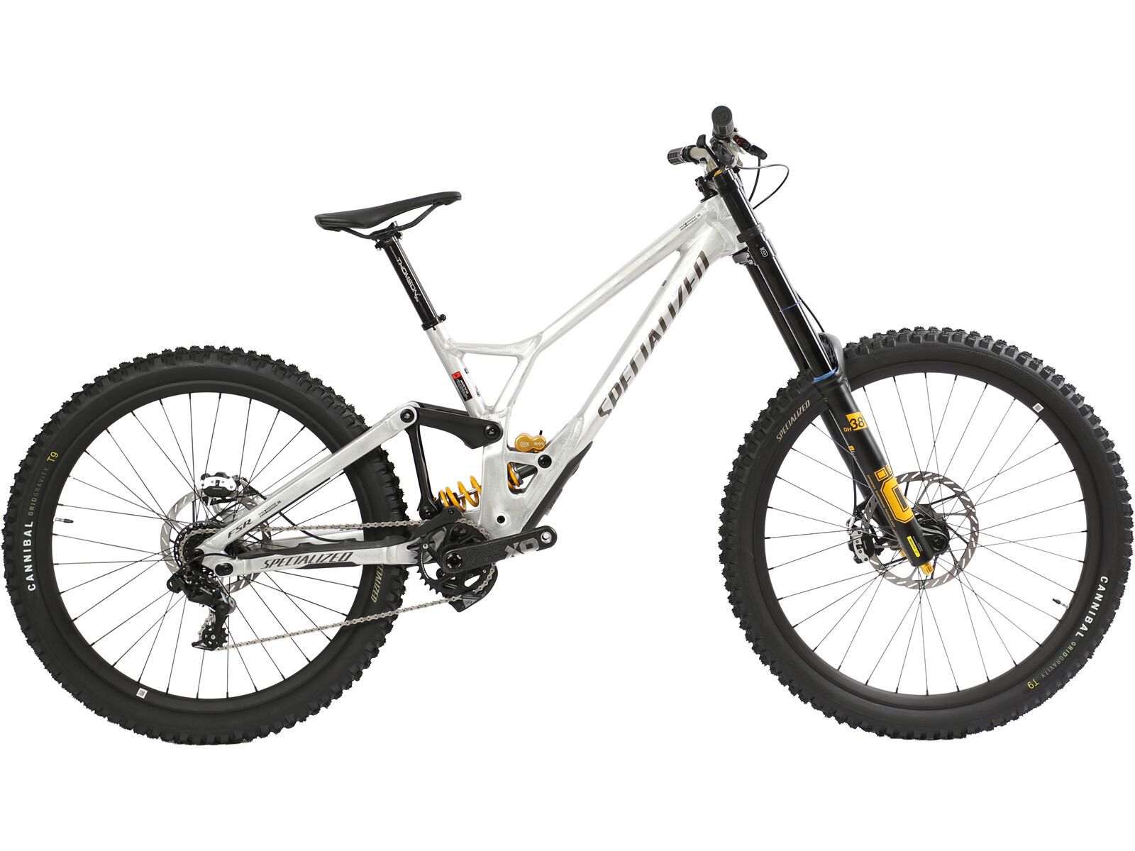 Specialized Demo Race, flake silver/gunmetal/brushed - Bild 1