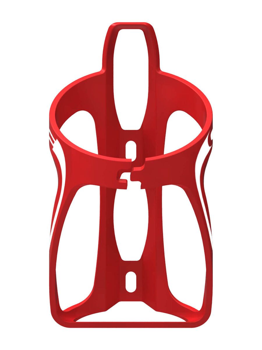 Cube Flaschenhalter HPP, matt rot/weiß - Bild 2