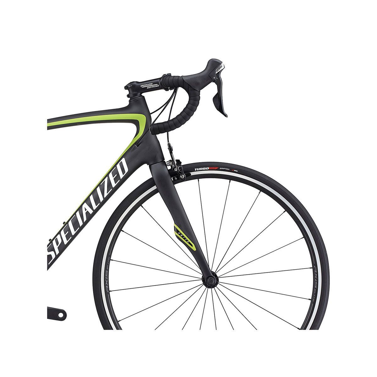 Specialized Roubaix SL4 Sport, satin carbon/hyper green/metallic white silver - Bild 5