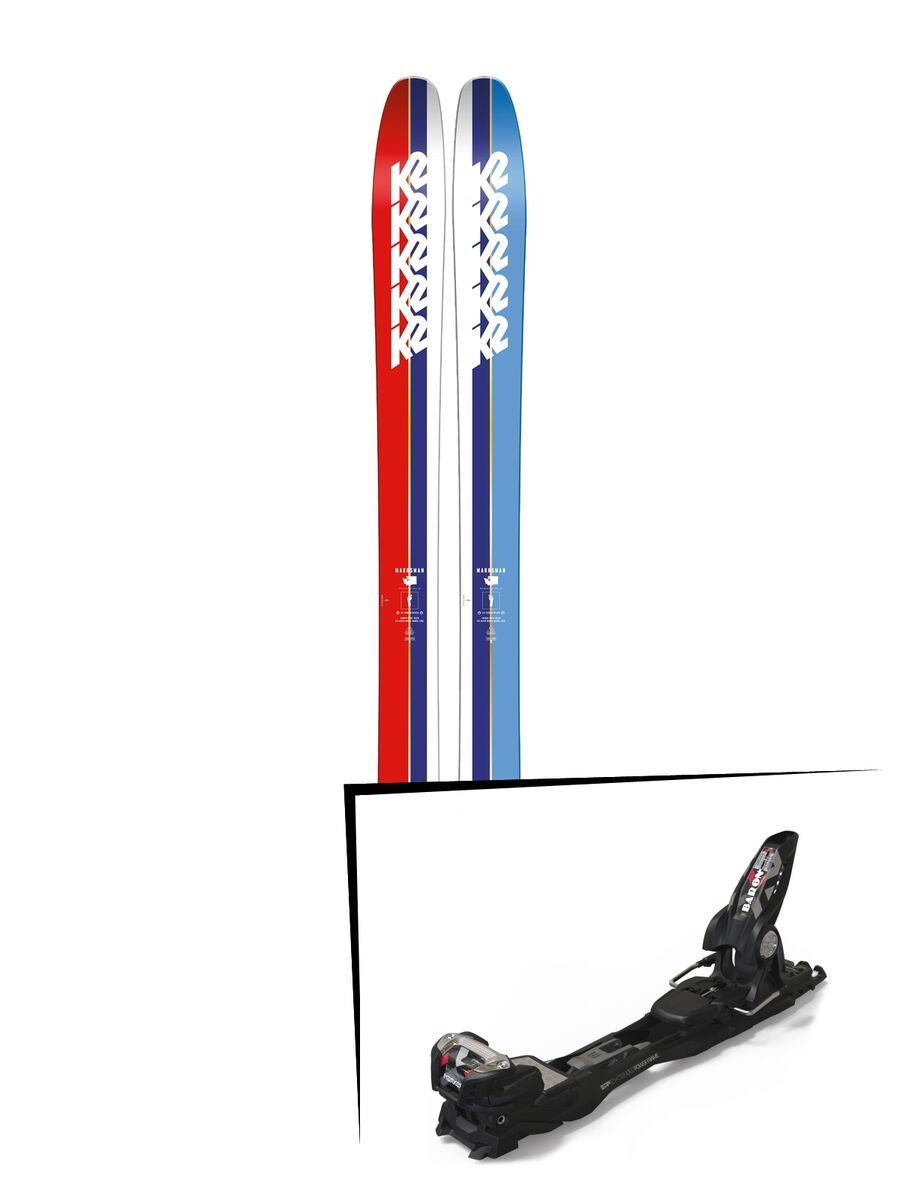 Set: K2 SKI Marksman 2019 + Marker Baron EPF 13 black - Bild 1