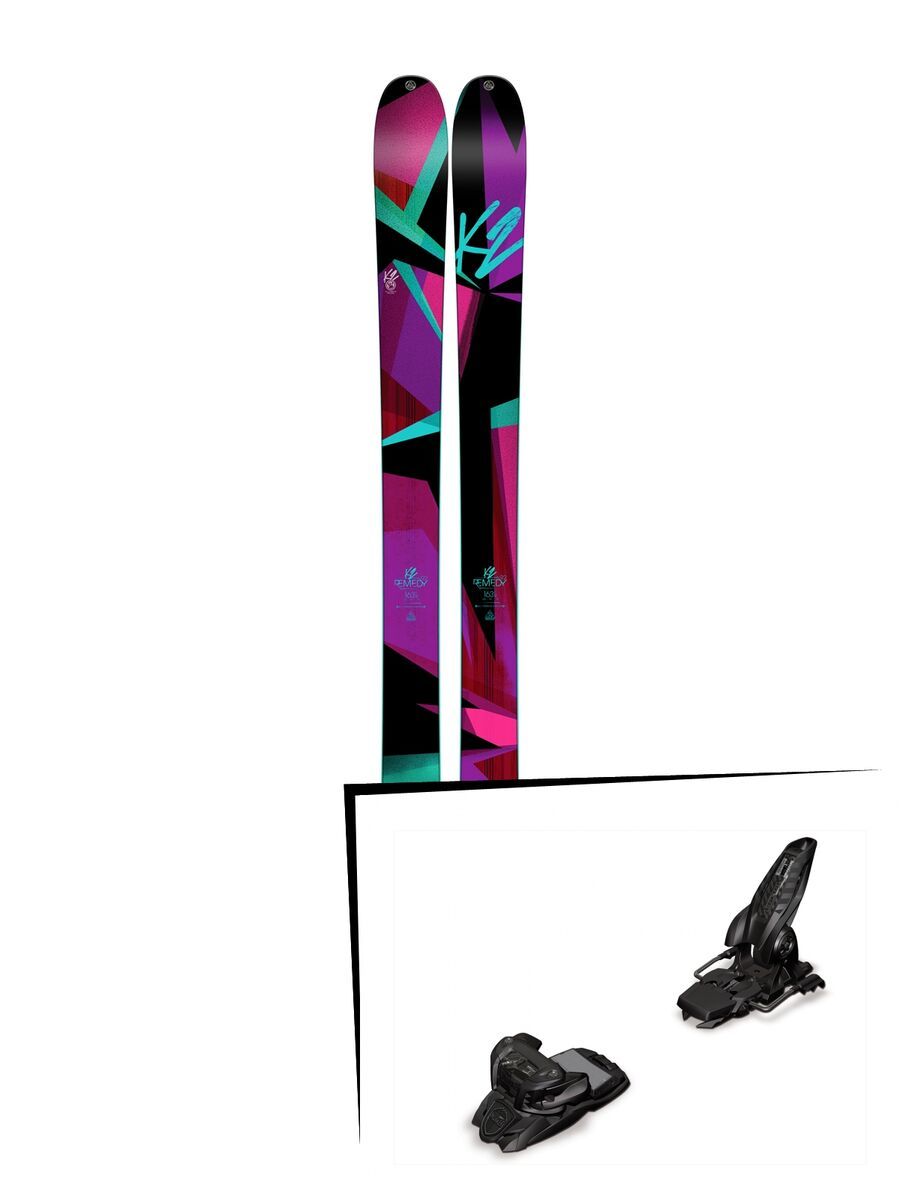 K2 SKI Set: Remedy 92 2016 + Marker Jester 16 - Bild 1