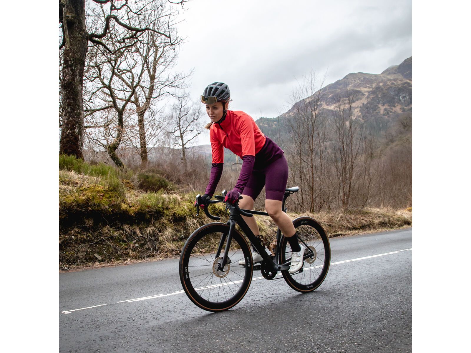 Endura Damen Windchill Handschuh, aubergine - Bild 3