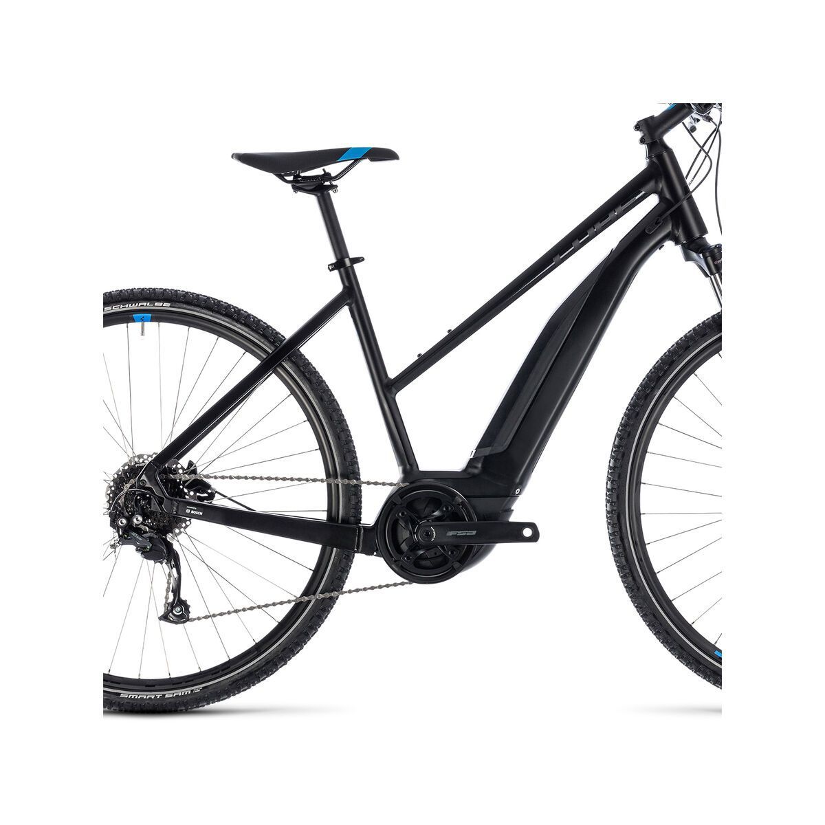 Cube Cross Hybrid ONE 500 Trapeze, black´n´blue - Bild 4