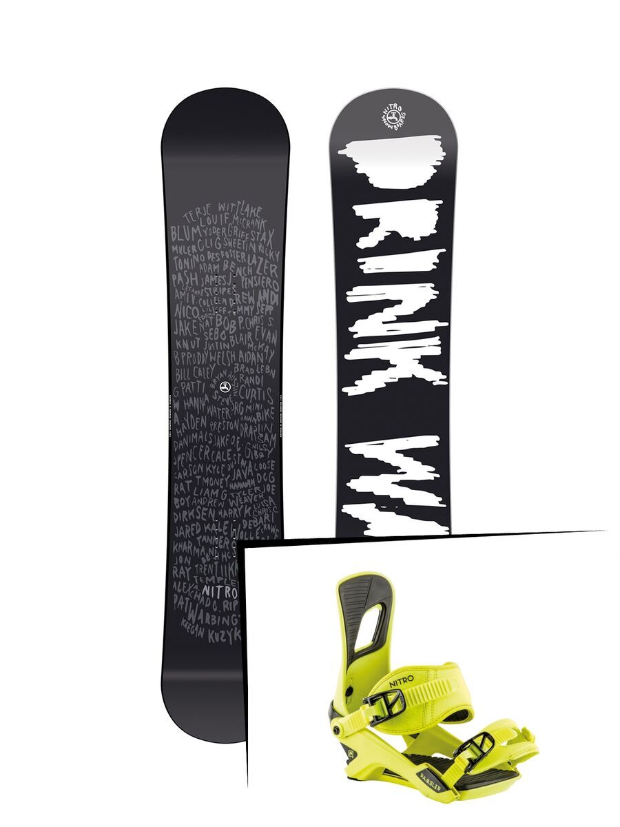 Set: Nitro Drink Water Hazzard 2019 + Nitro Rambler muted brights series toxic - Bild 1