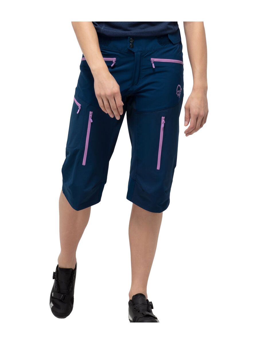 Norrona fjørå flex1 Shorts W's, indigo night/violet tulle - Bild 3