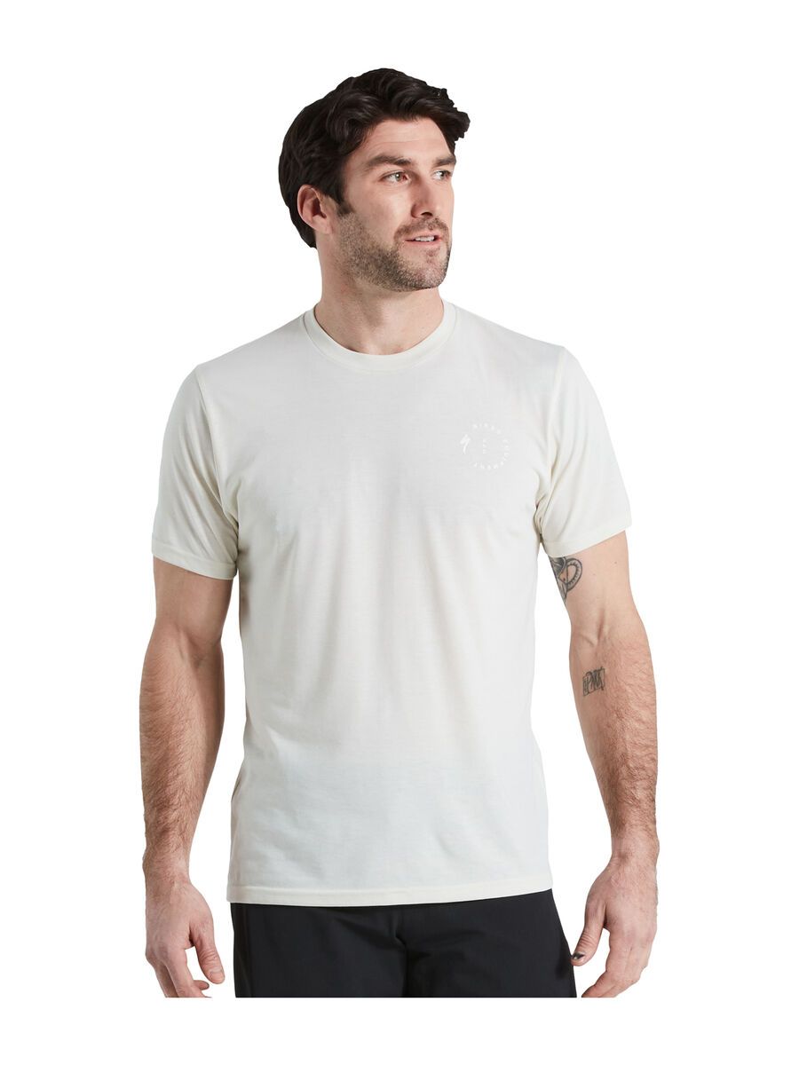 Specialized Stoke Short Sleeve T-Shirt, white mountains - Bild 1