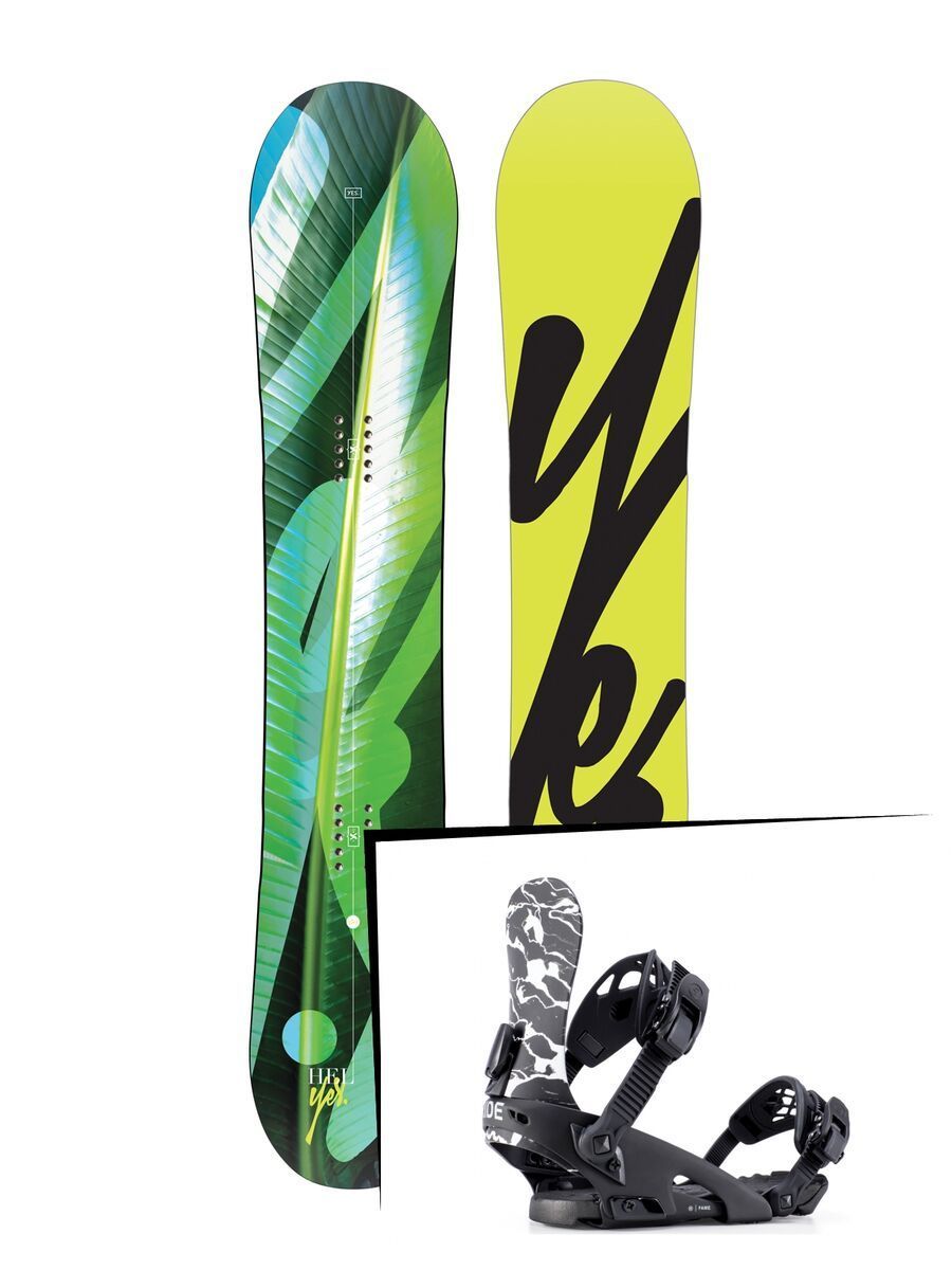 Set: Yes HEL YES. 2019 + Ride Fame black marble - Bild 1