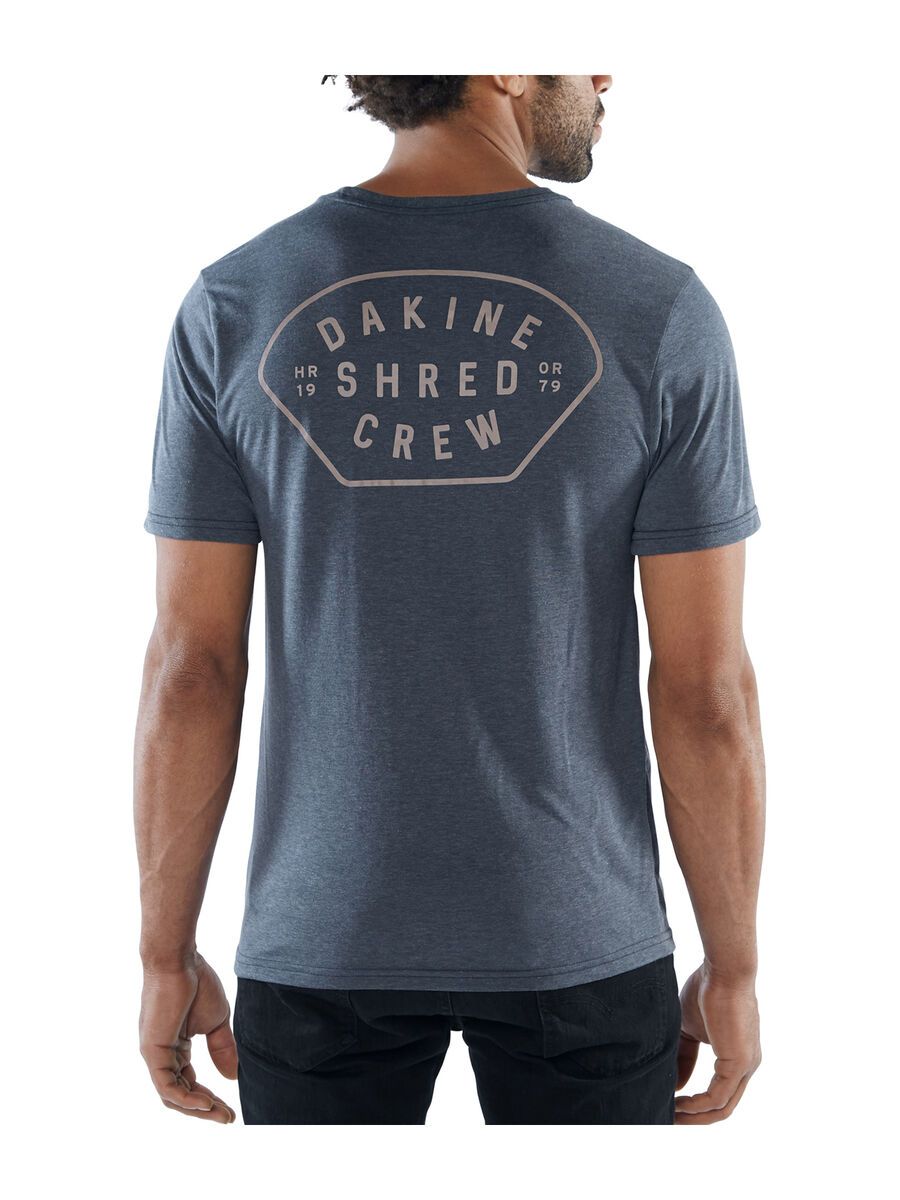 Dakine Shred Crew S/S Tech T, heather navy - Bild 4