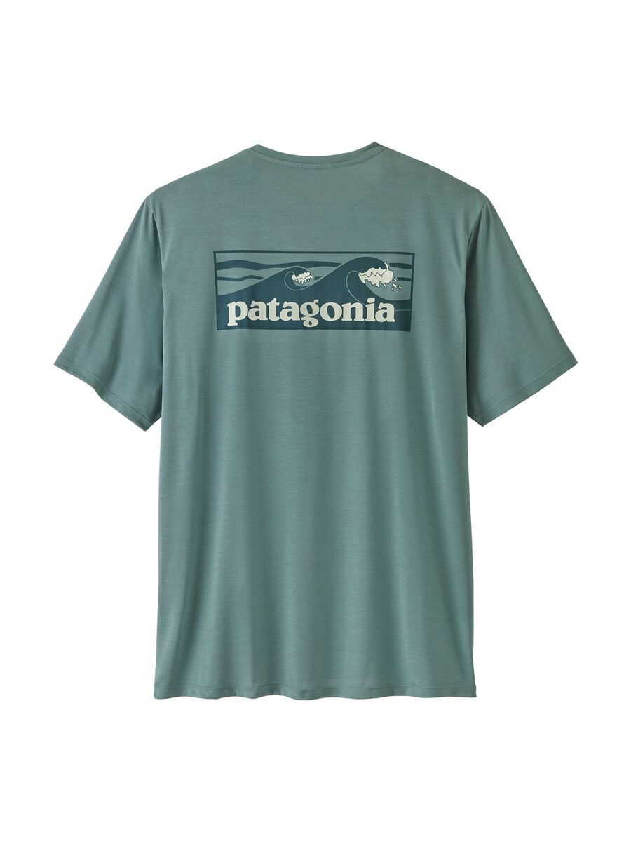 Patagonia Men's Cap Cool Daily Shirt - Boardshort Logo, blue sage/light blue sage x-dye - Bild 2