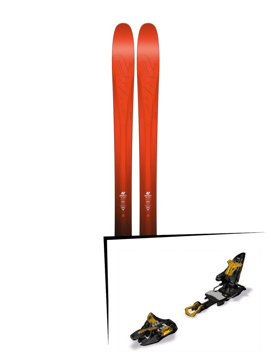 K2 SKI Set: Pinnacle 105 2016 + Marker Kingpin 10 - Bild 1