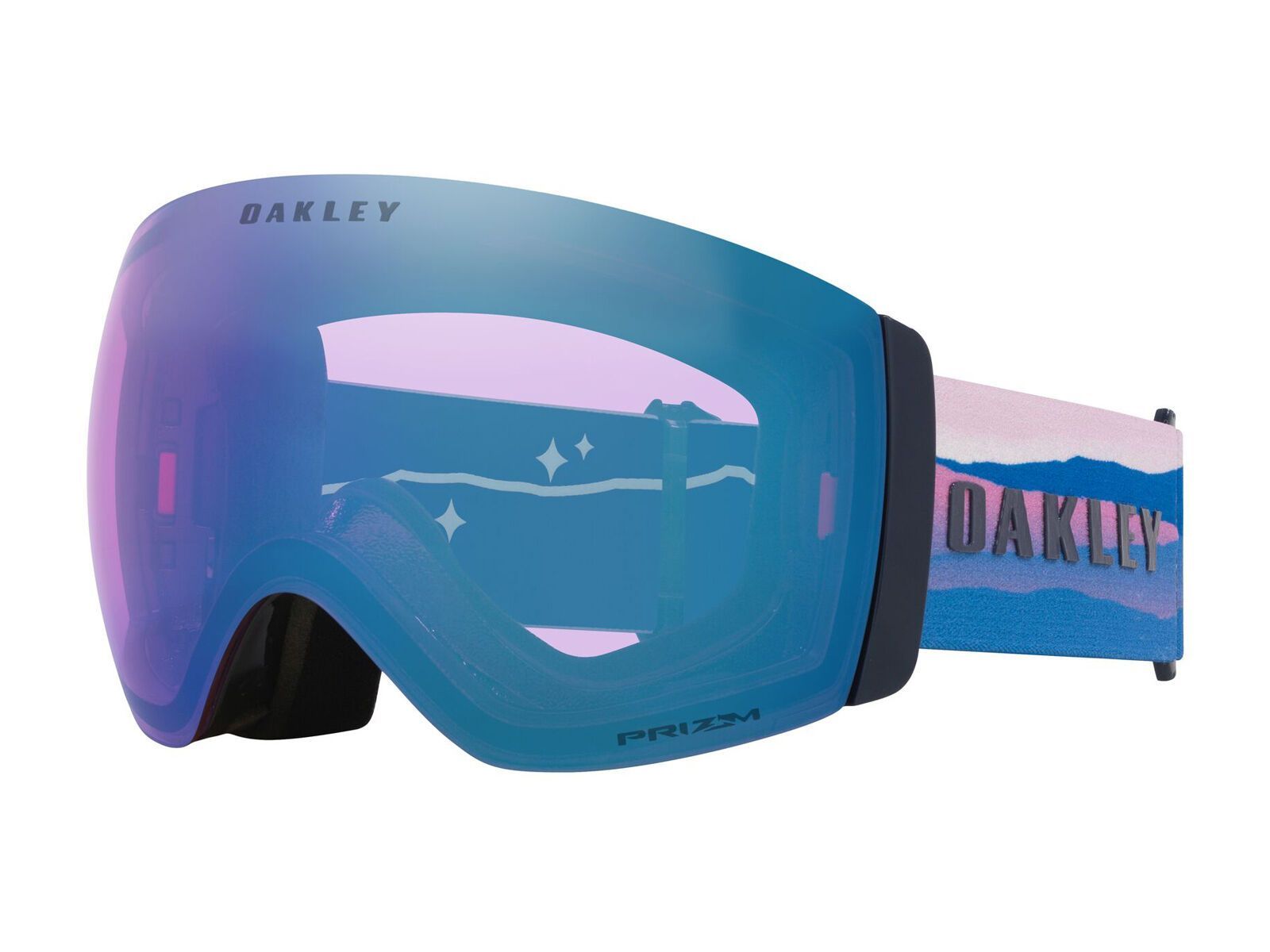 Oakley Flight Deck Pro L Mikaela Shiffrin Sign., Prizm Snow Iced Iridium & Sapphire Iridium - Bild 2