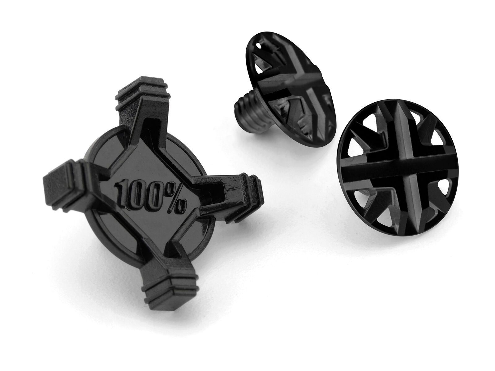 100% Aircraft Visor Screw Kit, black - Bild 1