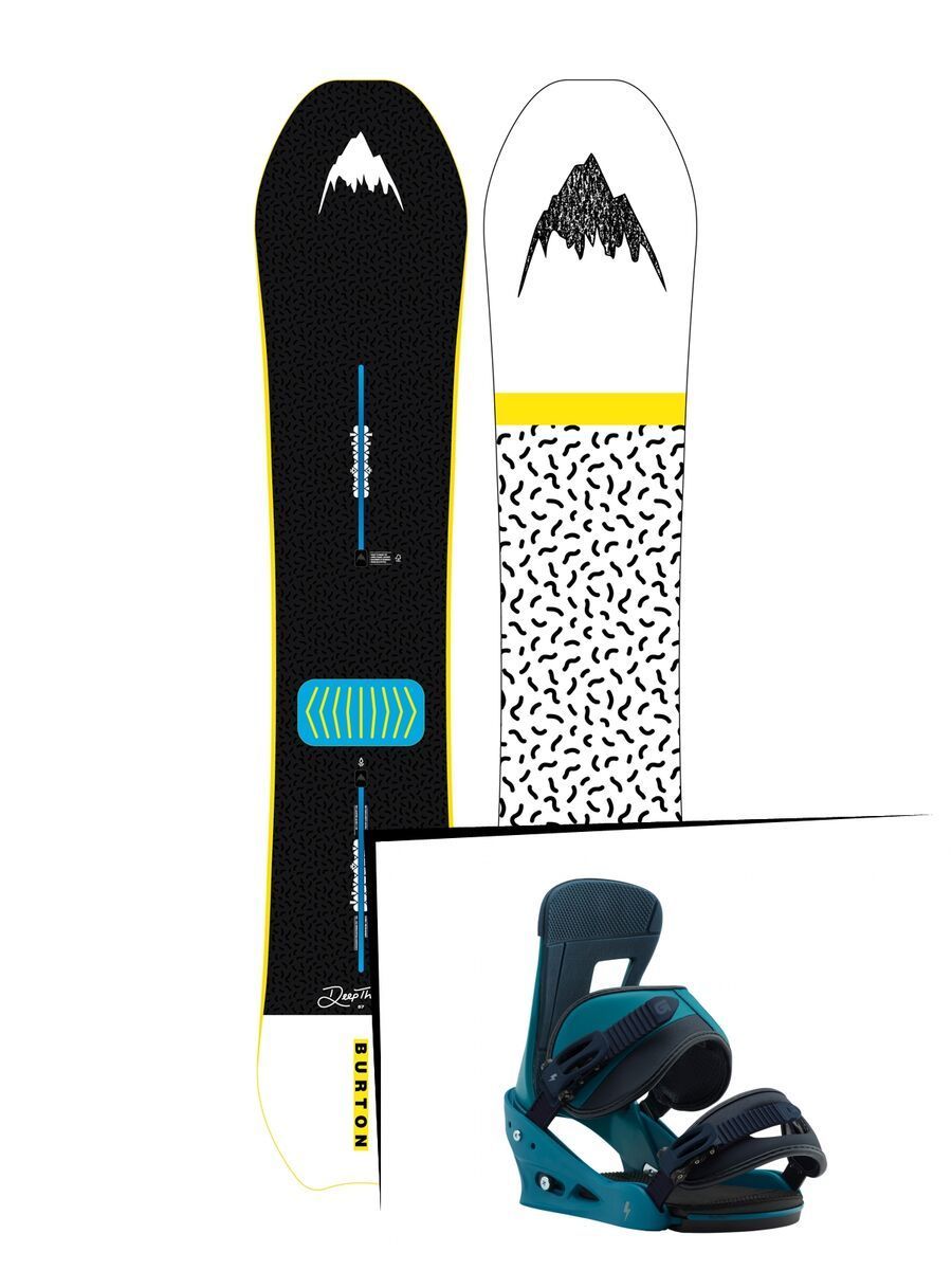 Set: Burton Deep Thinker 2019 +  Freestyle (1930960S) - Bild 1