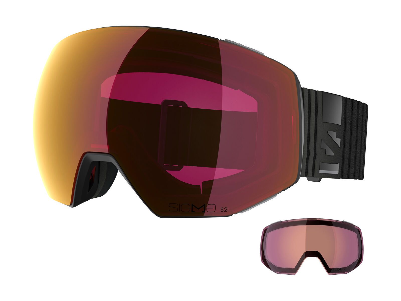 Salomon Radium Prime + WS, Sigma Poppy Red / black - Bild 1