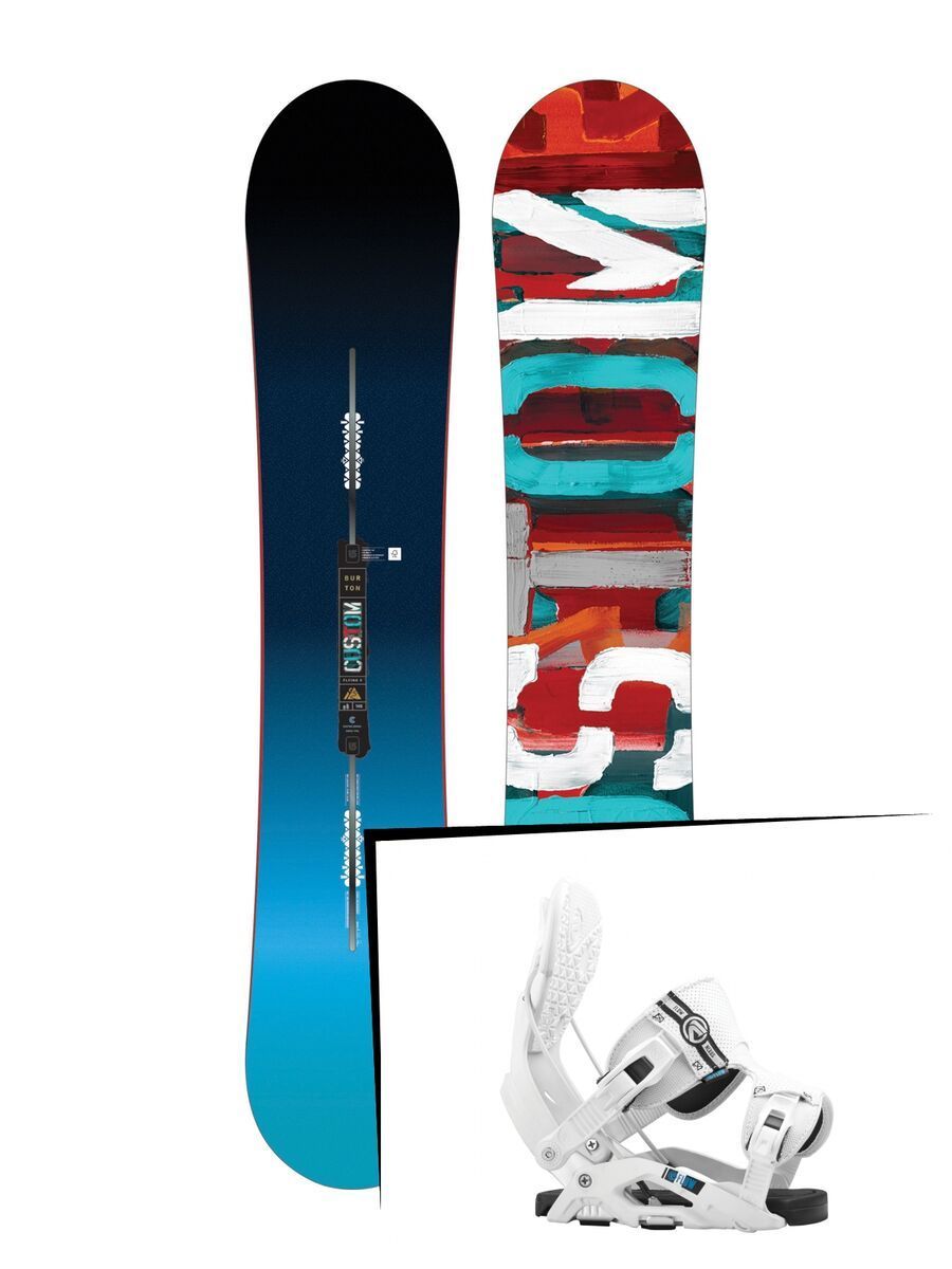 Set: Burton Custom Flying V 2017 + Flow Nexus (1513163S) - Bild 1