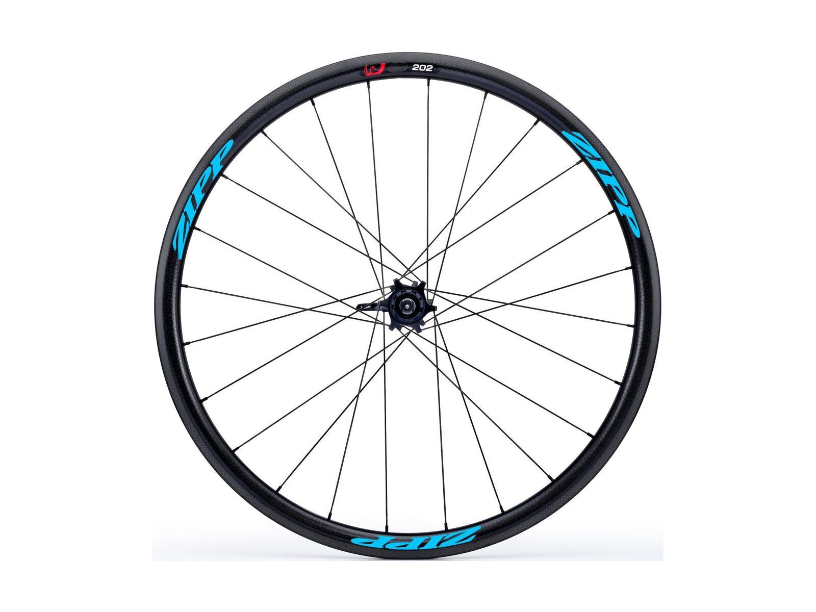 Zipp 202 Firecrest Carbon Clincher, schwarz/blau - Bild 1