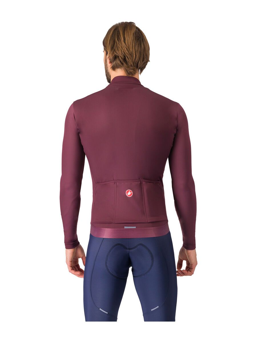 Castelli Espresso Thermal Jersey, deep bordeaux - Bild 2