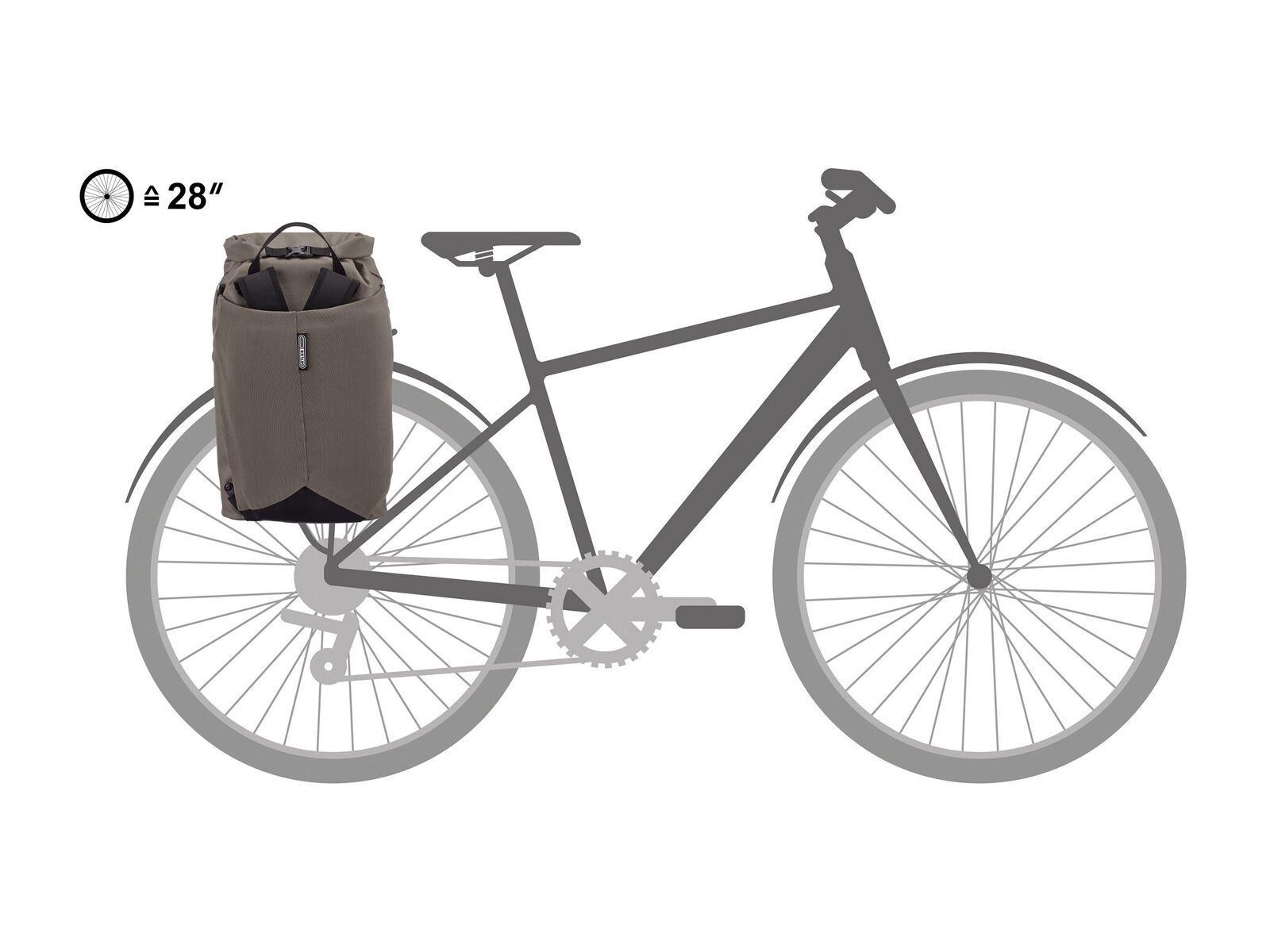 ORTLIEB Vario Lite 22 L, dark sand - Bild 11