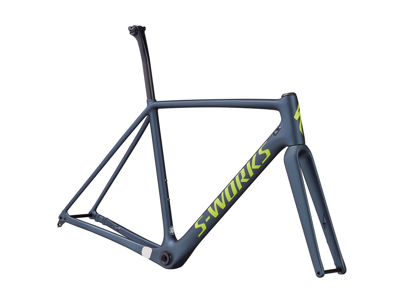 Specialized S-Works CruX Frameset, satin battleship/gloss hyper/clean - Bild 1