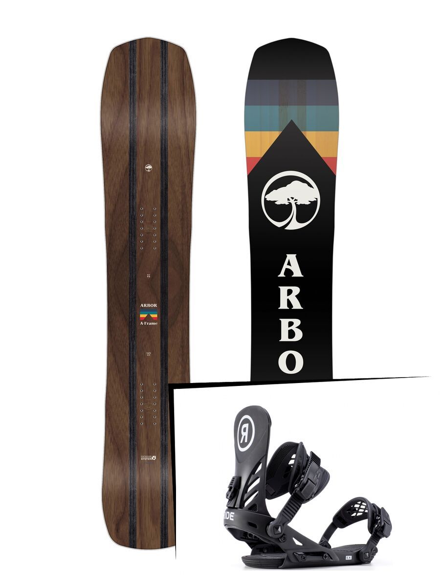 Set: Arbor A-Frame 2019 + Ride EX black - Bild 1