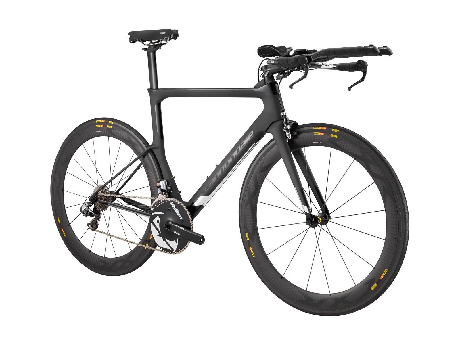 Cannondale Slice Hi-Mod Black Inc., atin black w/ gloss black and polished chrome accents - Bild 2